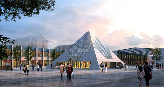 文昌金字塔网架